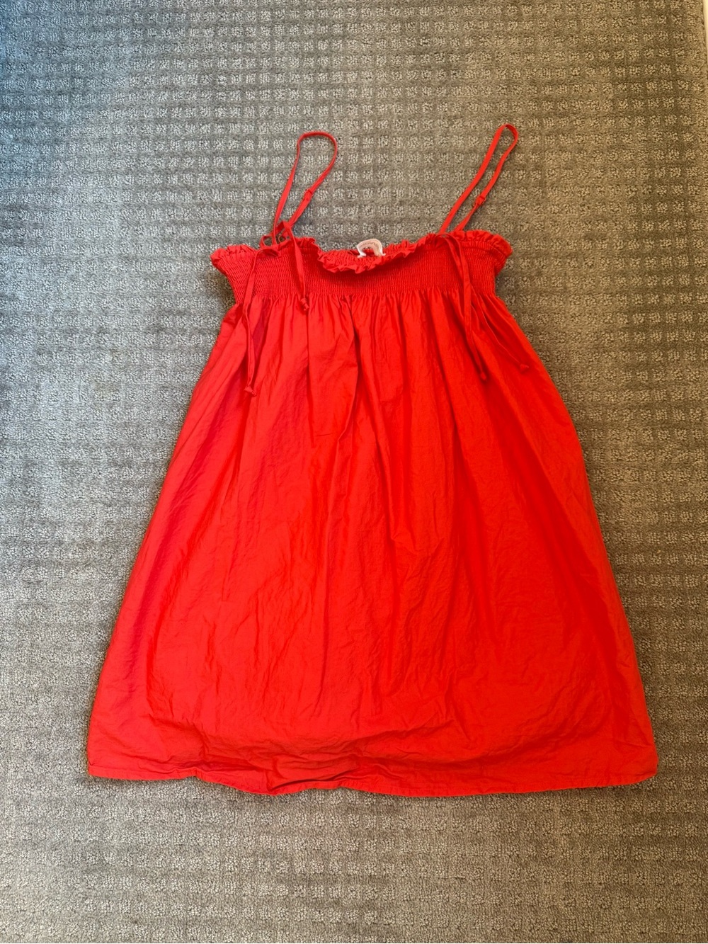 No Boundaries Red Spaghetti-Strap Mini Dress